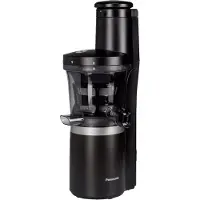 Panasonic MJ-L700KXE, Langsamer Entsafter, Schwarz, 7,5 cm, 1 m, 63 dB, Tasten