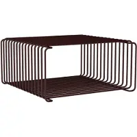 Montana - Panton Wire Half Height Regal 34,8 cm, schwarz-rot