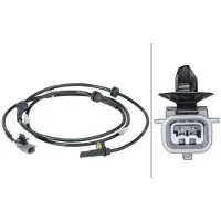 Hella Sensor Raddrehzahl 2-polig aktiv 1.500 mm Kabel für u.a. NISSAN JUKE