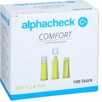 Berger Med GmbH Alphacheck Comfort Sicherheitslanzett.26 100 St