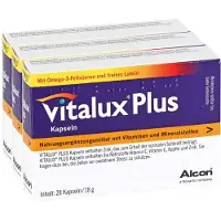 Junek Europ-Vertrieb GmbH Vitalux Plus 10 mg Lutein Quartalspack. 3X28 St