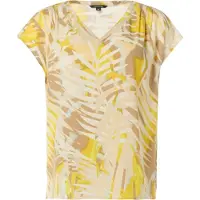 Comma Kurzarmbluse, mit All-Over Print