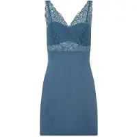 Femilet Nachtmode Slipdress Josie | Grösse: 38 | Farbe: Jeans Blau