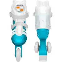 Stamp 2-in-1 Inlineskates – – SKIDS CONTROL – 3 Rollen – Größe 27–30 – Unisex