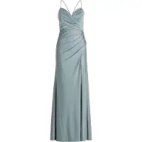 Vera Mont Abendkleid "Damen im Glitzer-Look" Ohne Tasche Wickel-Design