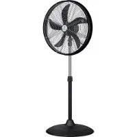 WESTINGHOUSE Yukon I Stand-Ventilator verstellbar STAND-VENTILATOR, schwarz, Kunststoff, Modern