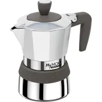 Pedrini MyMoka induction, Mokka-Kanne, Blau, Edelstahl, Aluminium, Silikon, Edelstahl, 3 Tassen, MyMoka induction, 1 Stück(e)