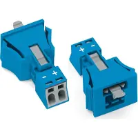 Wago Snap-In-Stecker;2-polig;Kod. I;blau 890-2112