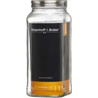 Ritzenhoff & Breker #4xRitzenhoff & Breker Vorratsglas "VIO", eckig, 1,9 l