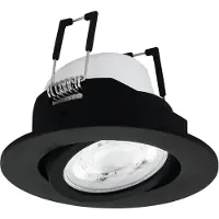 Eglo Saliceto-Z, Einbaustrahler, LED, 6500 K, 400 lm, 220-240 V, Schwarz, Weiß