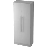 Hjh OFFICE PRO SIGNA G 7100 RE - Grau 5 OH Schrank Relinggriff Kunststoff