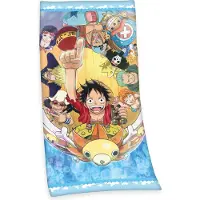 Onepiece Badetuch "One Piece", (1 St., Badetuch 75 x 150 cm), hochfarbig bedruckt