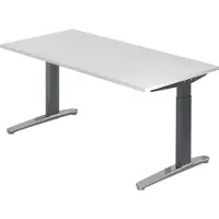 Hjh OFFICE PRO XTRA XB 16 GC - Weiß 160 x 80 höhenverstellbar