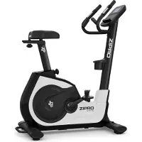 Zipro Heimtrainer Fahrrad Strike White – Design Fitnessbike in Weiß Bis 150kg Belastbar Magnetischer Hometrainer mit AppAnbindung Verstellbarem Sattel