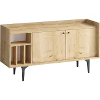 Skye Decor , Canopus- CanopusMRD, Saphireich, Kommoden, 80x150x40 cm, 100% Melaminbeschichtete Partikelplatte