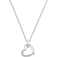 Jette Damen-Kette 8 Zirkonia Jette Silber