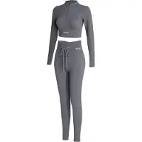 Yeaz RUNWAY Sportbekleidung Set mit langen Ärmeln, hoher Taille und figurschmeichelnder Passform