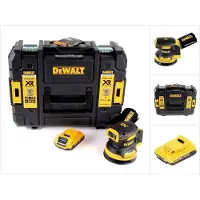 DeWalt DCW 210 NT Akku Exzenterschleifer Brushless 18V 12.000U/min 125 mm + 1x Akku 2,0 Ah in TSTAK - ohne Ladegerät