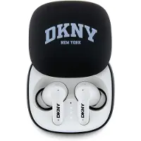 DKNY Bluetooth-Kopfhörer DKTWS3DNYAK, schwarz, TWS, Bluetooth, 3D-Sound, Gummi, matte Oberfläche