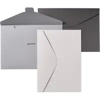Veloflex 3 Dokumententaschen Grey Elegance DIN A4 farbsortiert matt 240 g