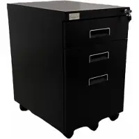 Jet-Line Rollcontainer PAUL schwarz Rollschrank Bürocontainer knock-down