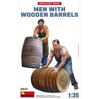 Other 1:35 Fig.-Set Männer mit Holzfässern (2)