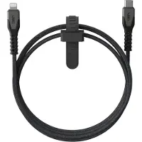 Urban Armor Gear Polyamid, 1,5 m, Lightning, USB C, Männlich, Männlich, Schwarz, Grau