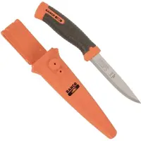 Bahco SB-2446 Mehrzweckmesser, 2-Komponenten-Griff Schwarz/Orange Länge 220 mm