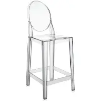 Kartell - One More Barhocker H 75 cm, glasklar