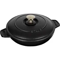 Staub Auflaufform Rund Schwarz 20 cm