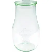 Dosen-Zentrale Weck Tulpenglas 2700 ml (Hochwertiges Einweck, Einmach Glas mit Glasdeckel zum Einkochen Hitzebest