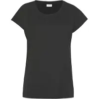 LASCANA Pyjamaoberteil schwarz Gr. 32/34 für Damen. Mit Rundhals. Bequem. Nachhaltig.