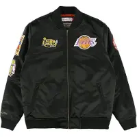 Mitchell & ness M&N Satin Bomber Jacke - FLIGHT Los Angeles Lakers - L