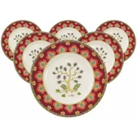 Villeroy & Boch Brotteller "Brotteller Samarkand Rubin ø 16,4 cm 6er Set bunt", bunt, L:16,4cm, Speiseteller, Brotteller