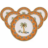 Villeroy & Boch Brotteller "Brotteller Samarkand Mandarin ø 16,4 cm 6er Set bunt"