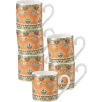 Villeroy & Boch Samarkand Mandarin Espressotasse 50 ml 6er Set