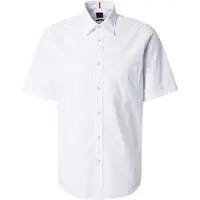 BOSS Kurzarmhemd Regular Fit, Kentkragen, Kurzarm