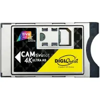DIGIQuest TiVuSat DIGIQuest SmarCam 4K CI+ Modul inkl. Black TiVuSat Karte Aktiv