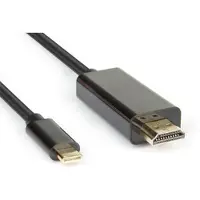 Hamlet XVAUC-HDM4K20 Videokabel und Adapter 2 m USB Typ-C HDMI Typ A (Standard) Schwarz