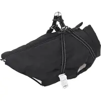 vidaXL Hundemantel mit Geschirr Wasserdicht Reflektierend Schwarz L68