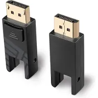 Lindy Fibre Optic Hybrid Mini DisplayPort 1.4 Kabel (schwarz, 20 Meter, mit abnehmbaren DisplayPort-Steckern)