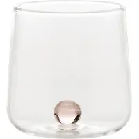 Zafferano Borosilikatglas Bilia Tumbler 6er-Set, rosa Farbe