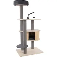 Flamingo Kratzbaum Kandis grau/beige