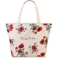Fabrizio Frida Kahlo Shopper: Weiss/Schwarz