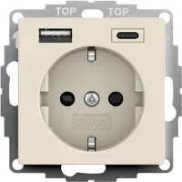 Gira 245901 SCHUKO SH USB-Spannungsvers