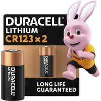 Duracell DL123/CR123A Lithium Battery - 4 Pack