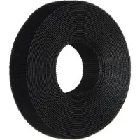 Panduit Hook & Loop Cable Tie, 15' roll, Black Kabelbinder Nylon Schwarz
