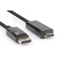 Hamlet XVCDP-HDM18 Videokabel und Adapter 1,8 m DisplayPort HDMI Typ A (Standard) Schwarz