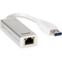 Hamlet USB 3.0 zu Gigabit LAN Adapter Weiß für PC/Laptop 1000 Mbit/s