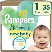 Pampers Harmonie Größe 1 Einwegwindel 2-5 kg 35 Stück
